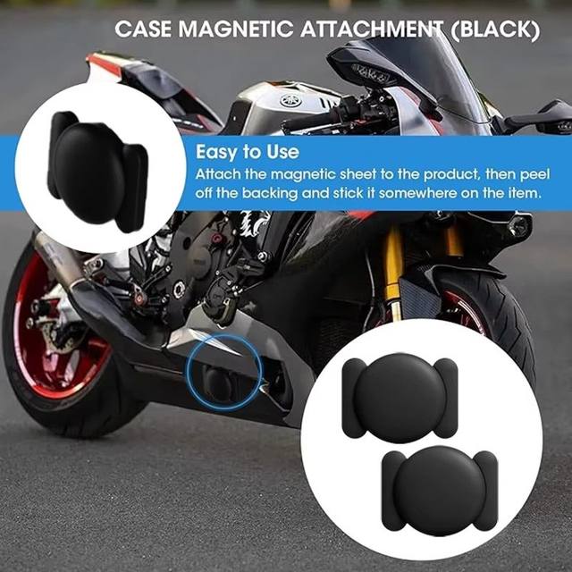 GPS adherido bajo la moto