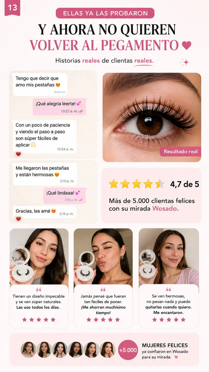 Calidad Wosado — reutilizables hasta 100 usos