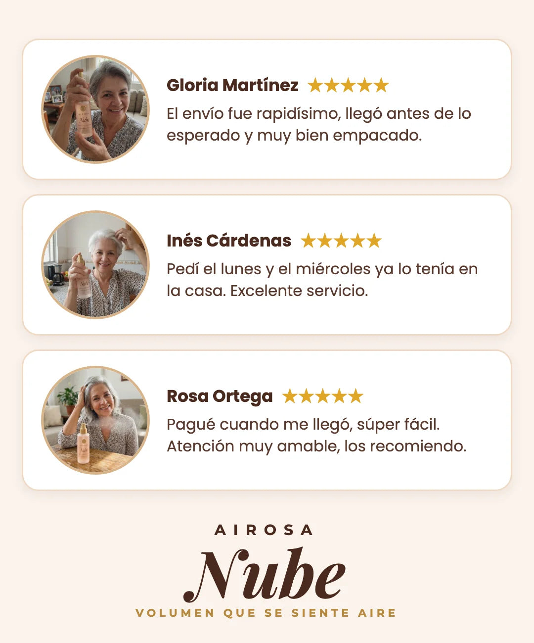 Reseñas de envío