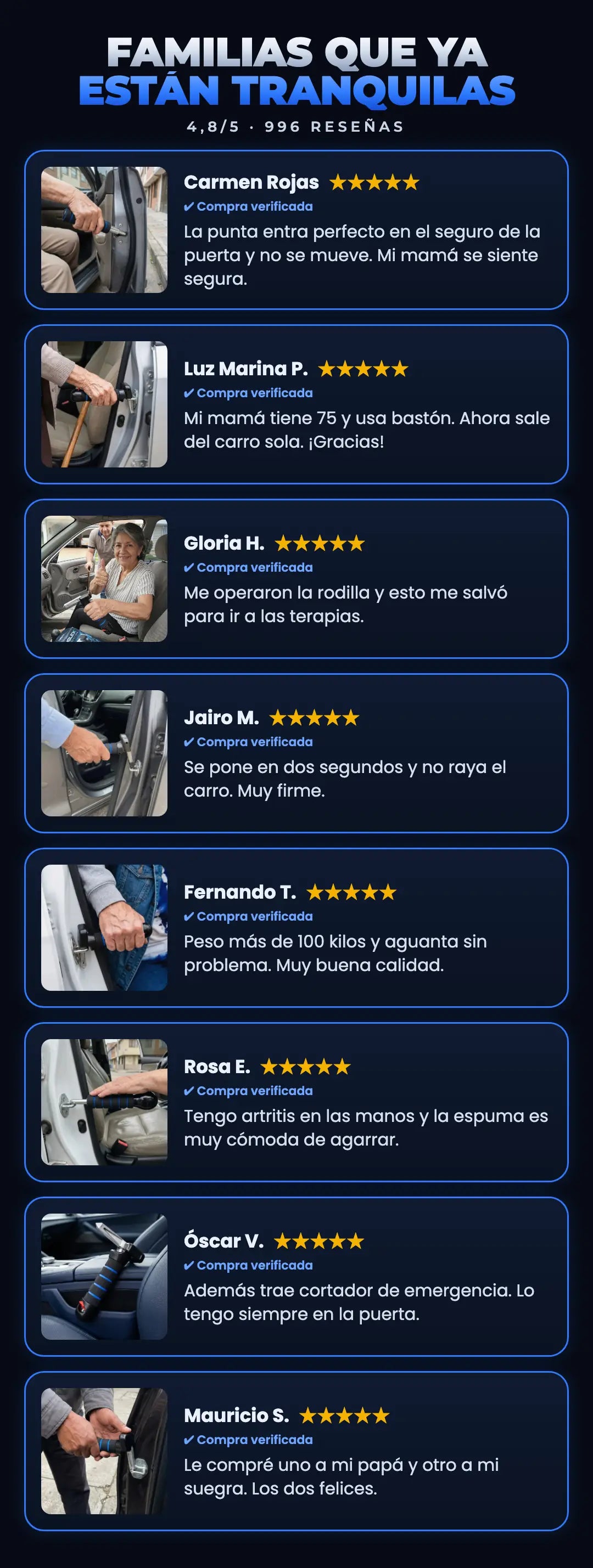 Reseñas de familias