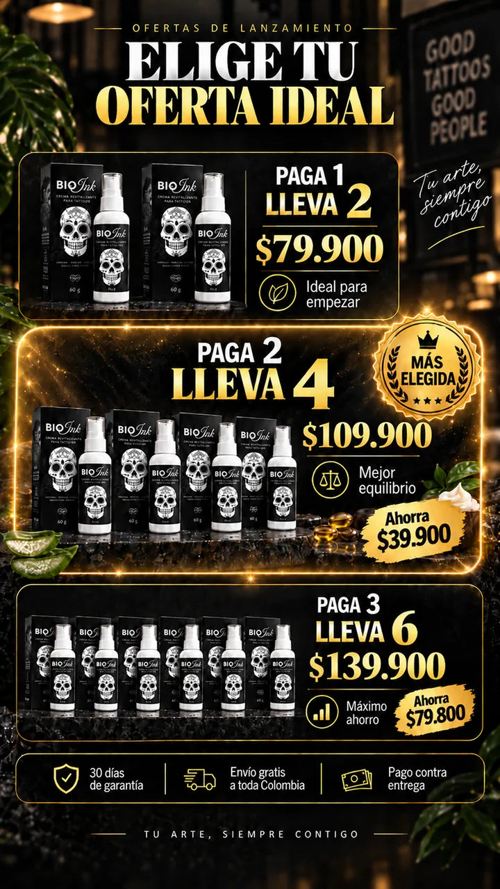 Elige tu oferta ideal — BIO Ink