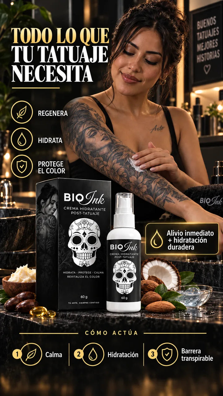 La solución — crema post-tatuaje premium