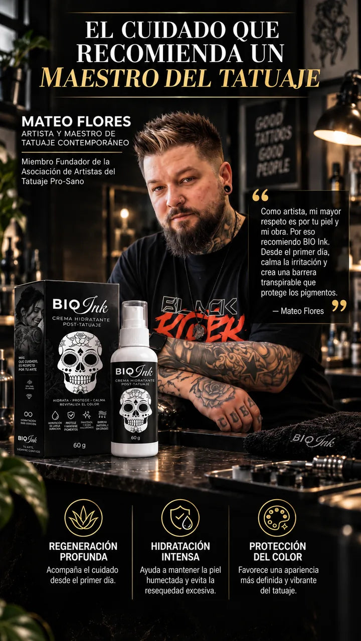 Recomendación profesional — tatuadores