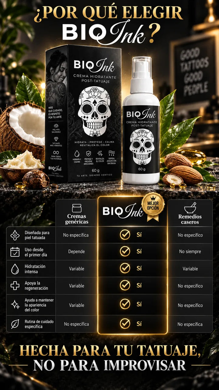 BIO Ink vs cremas comunes