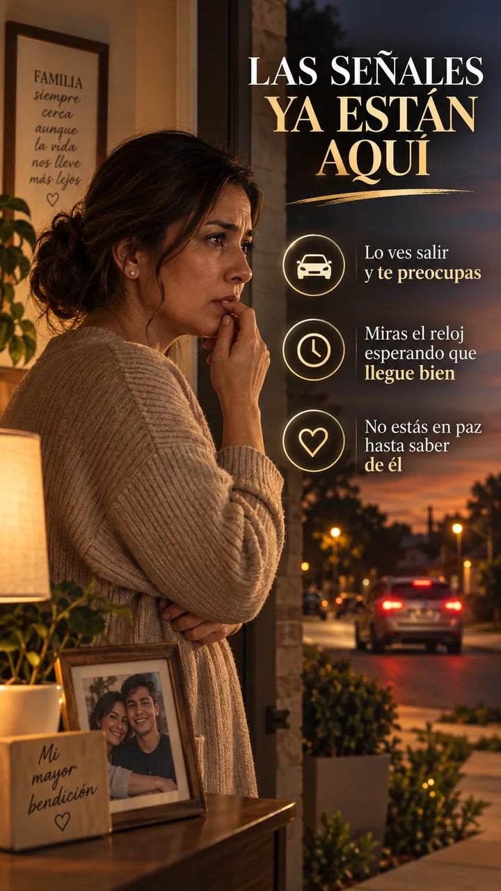 La señal — te preocupas cuando sale a manejar