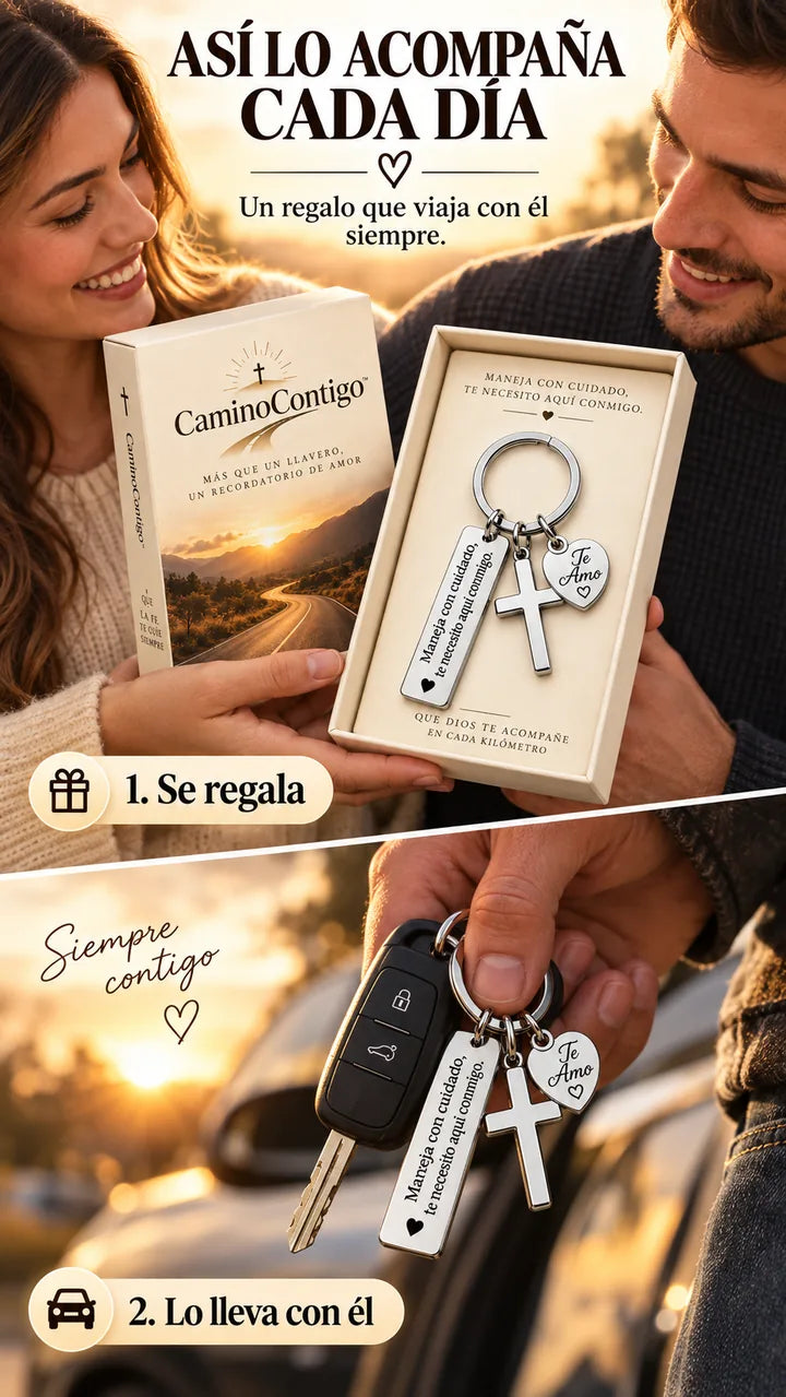 Uso real — CaminoContigo en las llaves