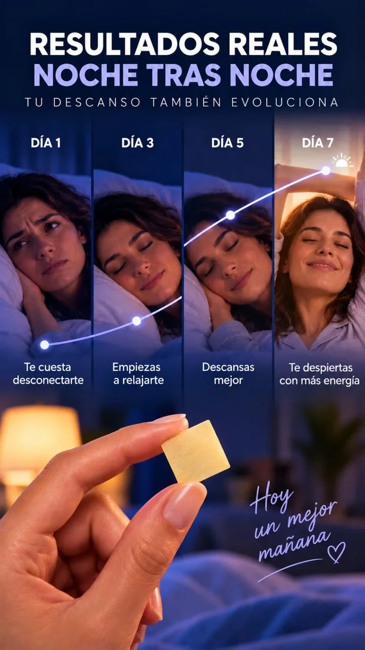 Línea de tiempo — así cambia tu descanso