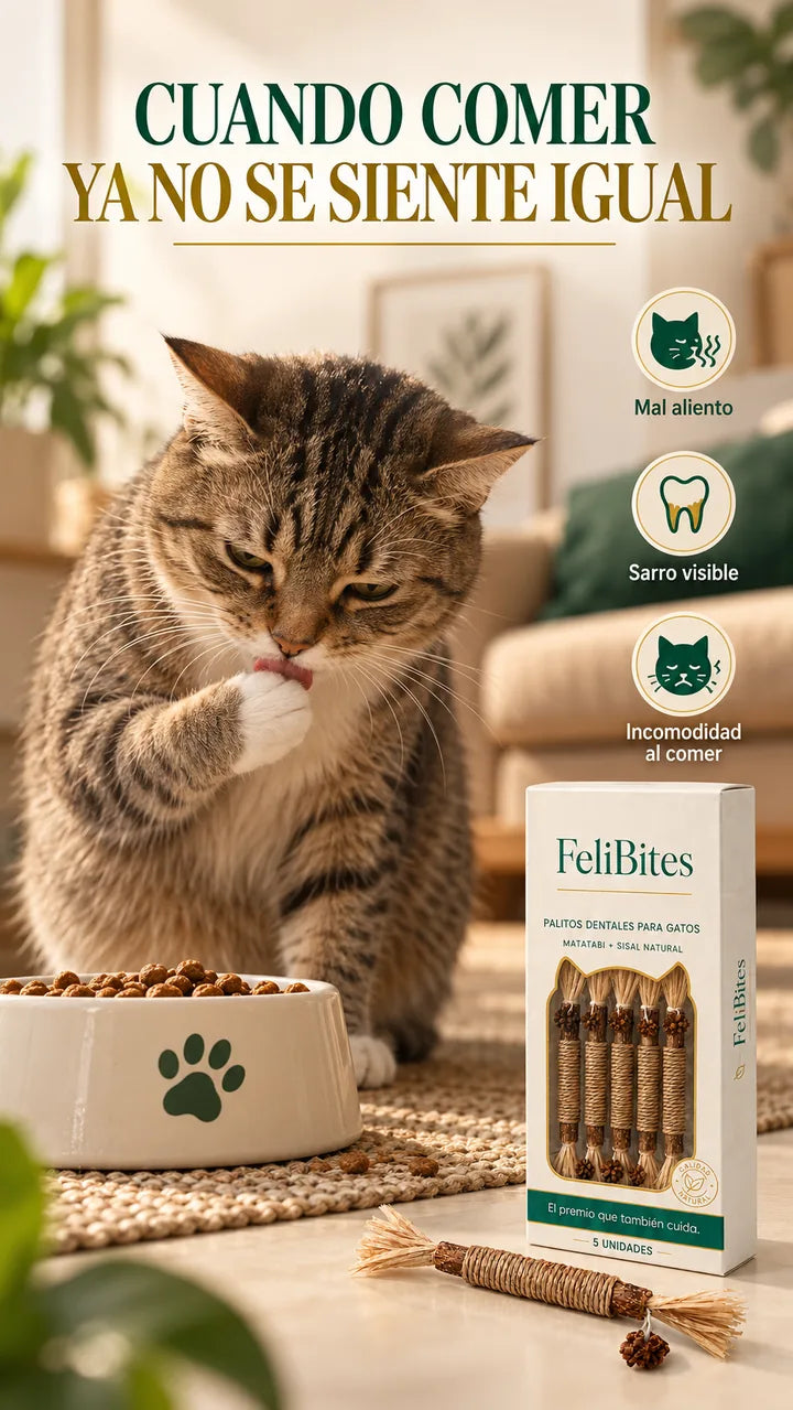 Señales de salud oral en tu gato