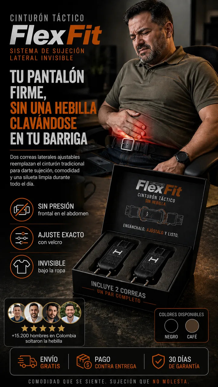 FlexFit — Tu pantalón firme sin hebilla clavándose