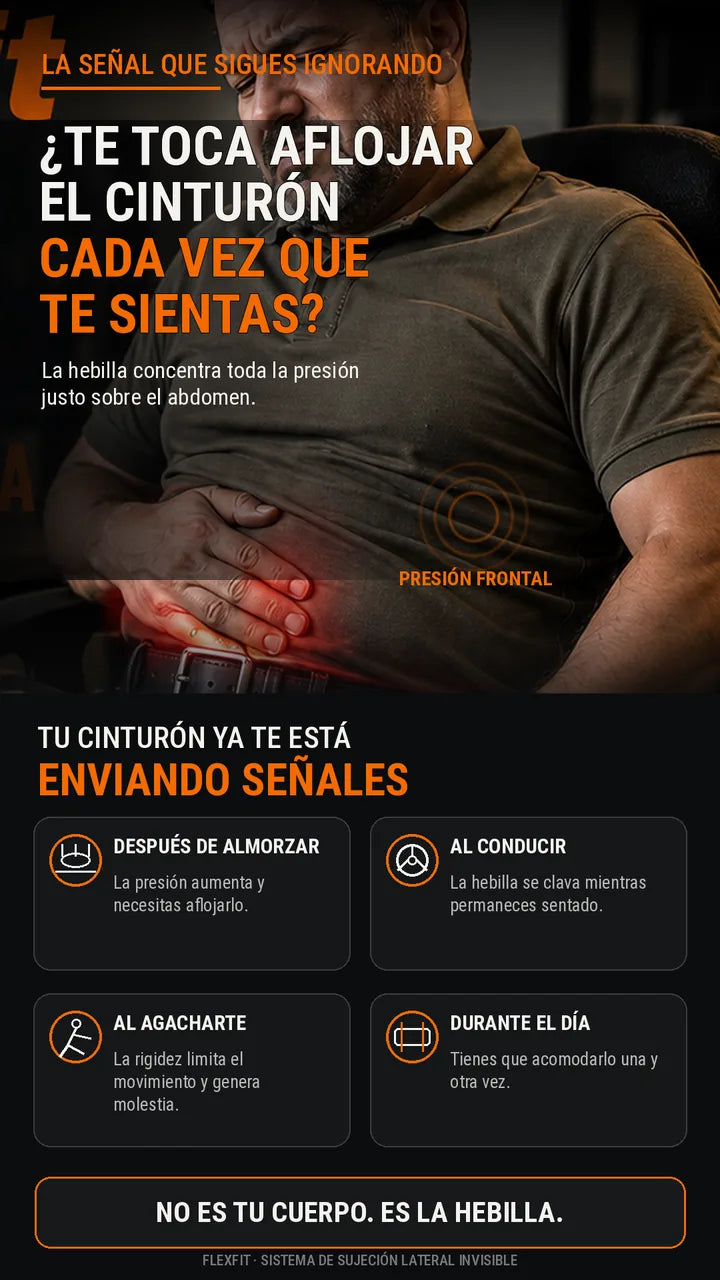 La señal — tu cinturón te está incomodando más de lo que crees