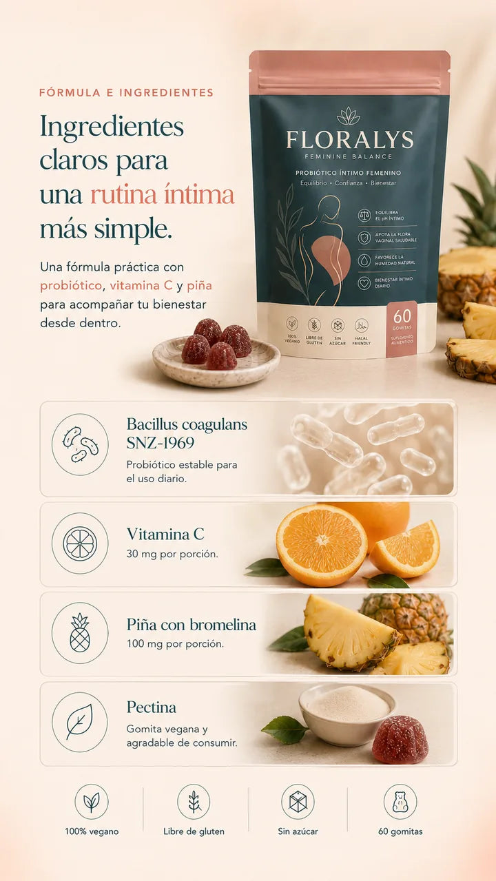 Floralys — Ingredientes