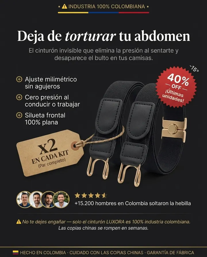 Cinturón Táctico — Deja de torturar tu abdomen