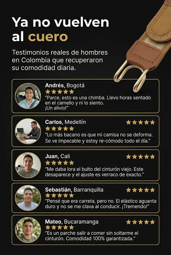 Testimonios reales — hombres de Colombia