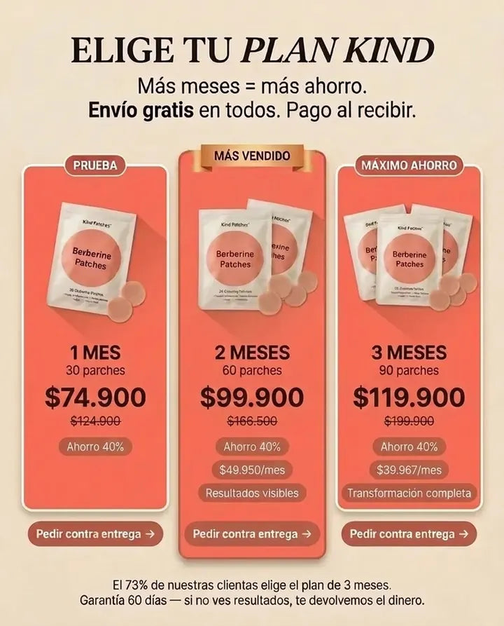 Elige tu Plan Kind — 3 kits con 40-56% OFF, garantía 60 días