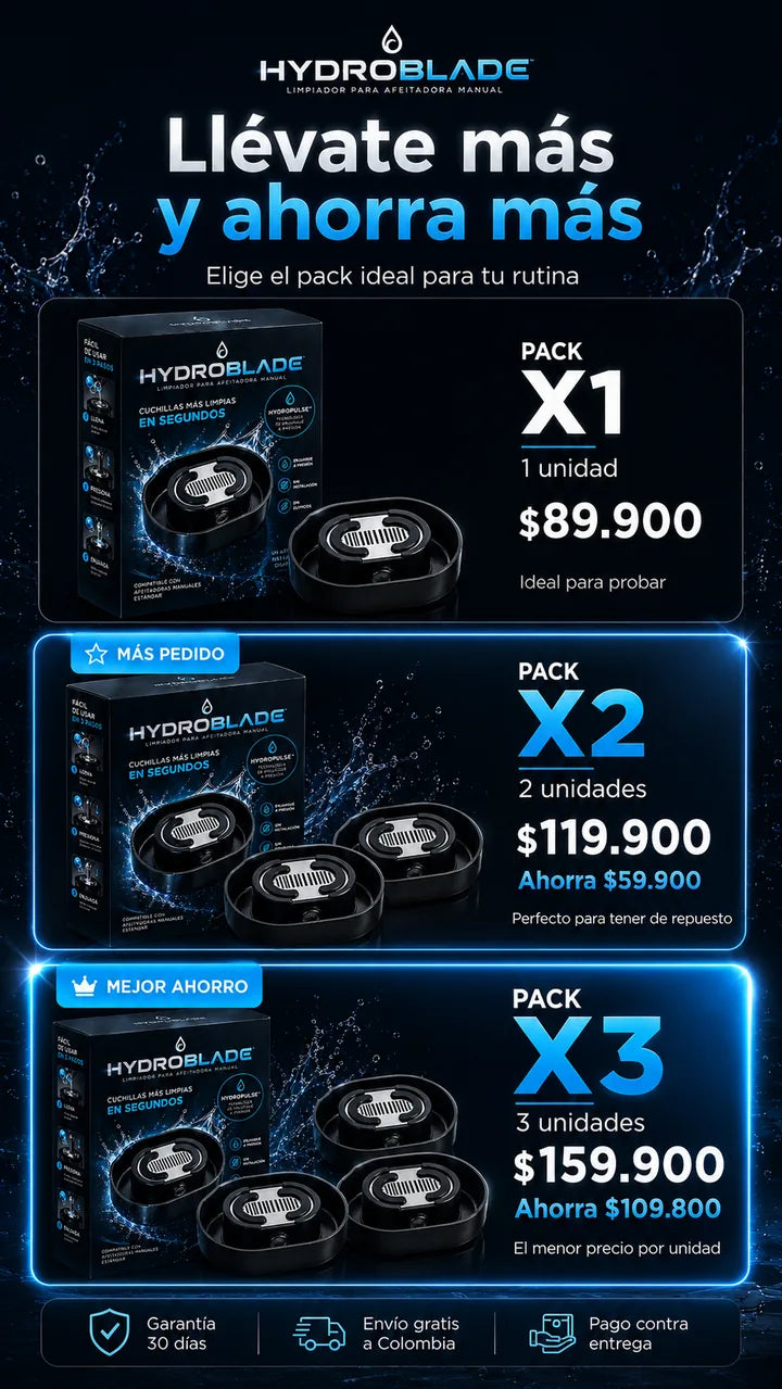 Llévate más y ahorra más — HYDROBLADE