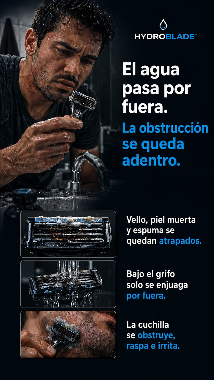 El verdadero problema — residuos atrapados
