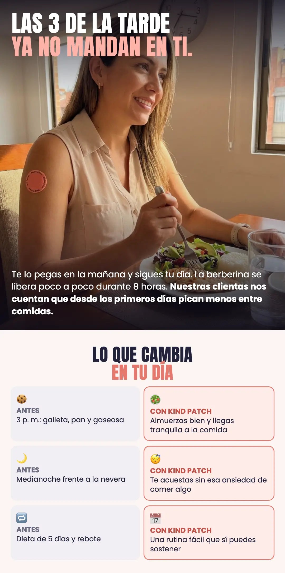 Las 3 de la tarde ya no mandan en ti