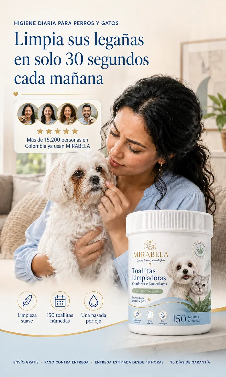 MIRABELA — Limpia sus legañas en 30 segundos cada mañana