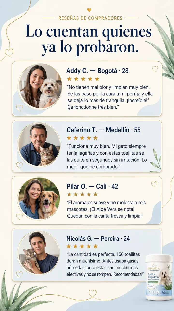 Testimonios reales de dueños de mascotas