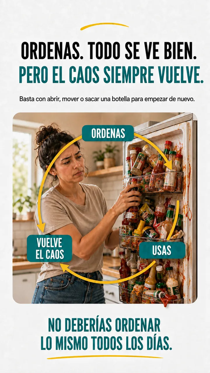 La frustración con organizadores que no funcionan