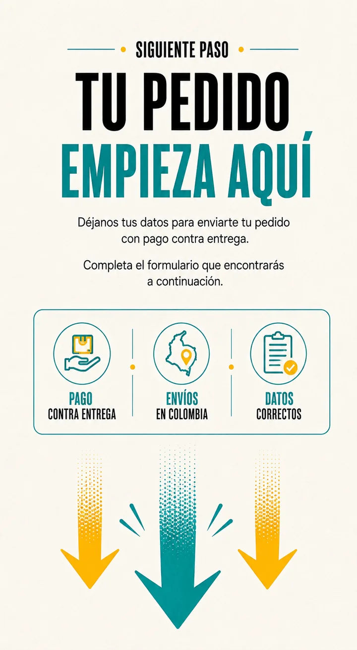 Confirma tu pedido aquí abajo