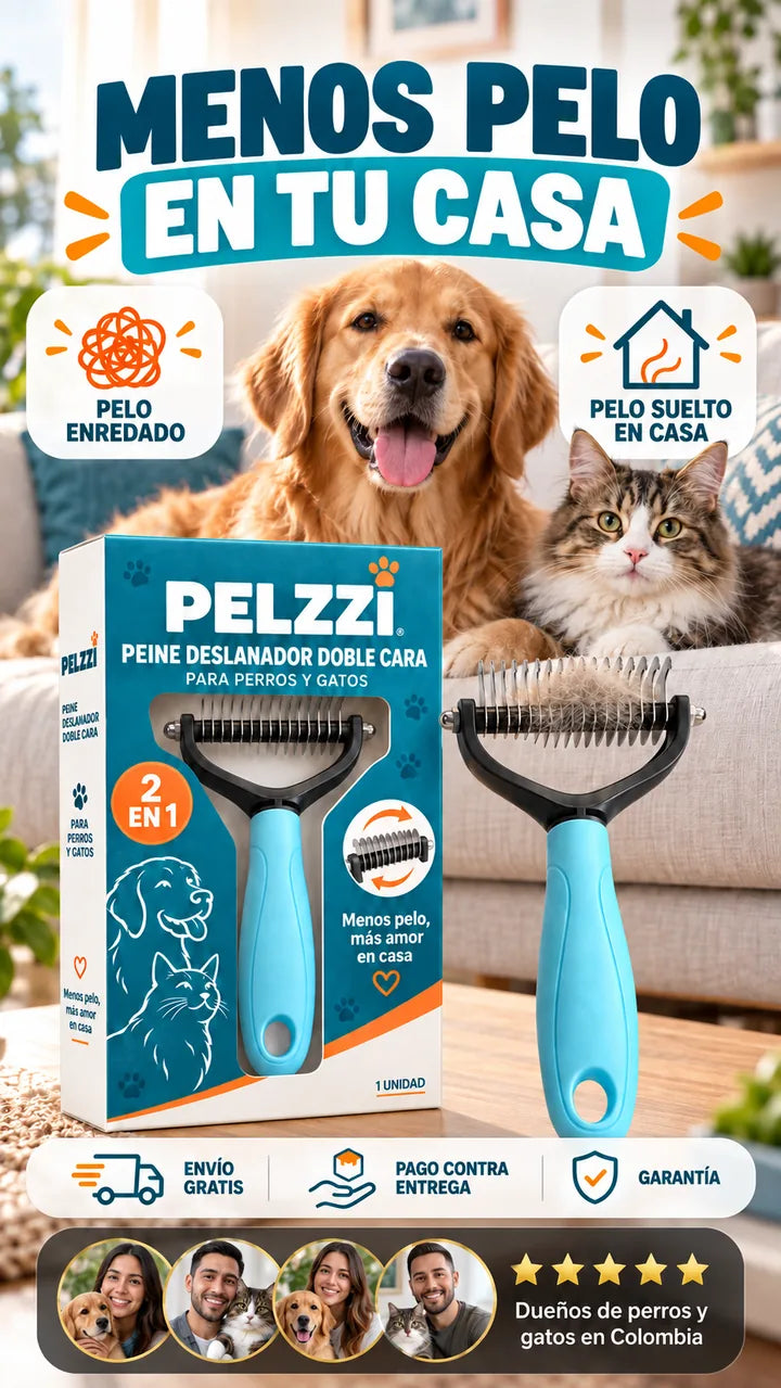 Menos pelo en tu casa — PELZZI