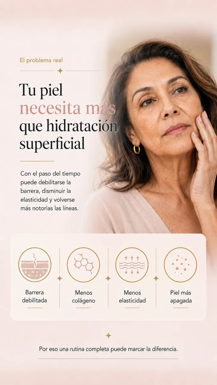 Tu piel necesita más que hidratación superficial