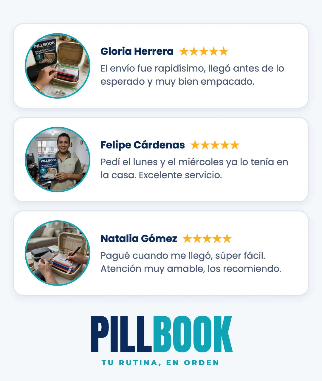 Reseñas de envío