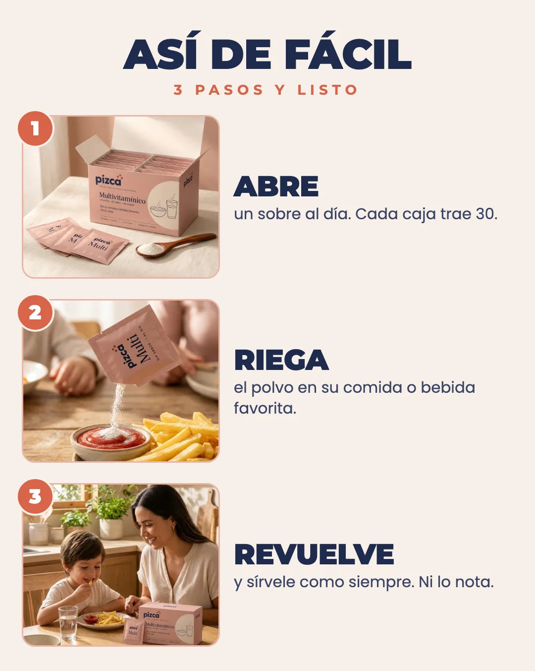 Así de fácil: abre, riega y revuelve