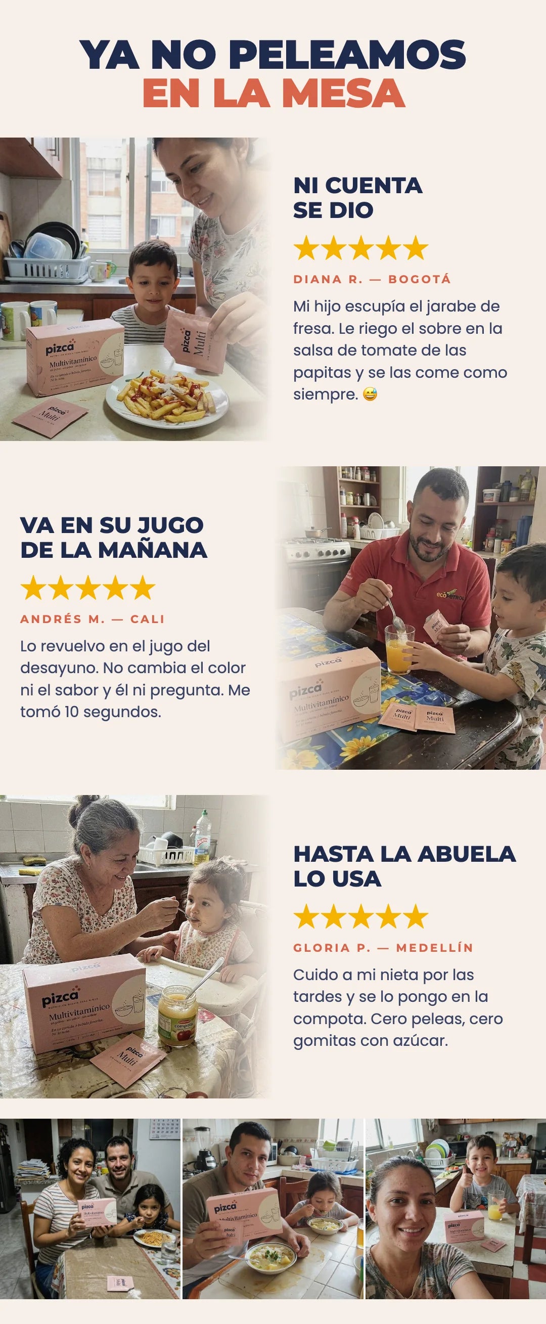 Opiniones de mamás y papás