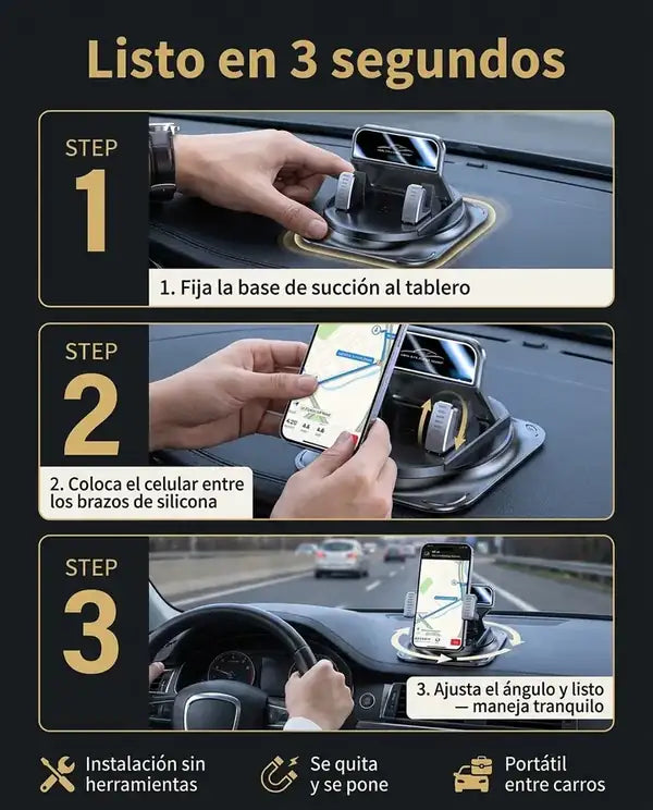 Listo en 3 segundos — instalación