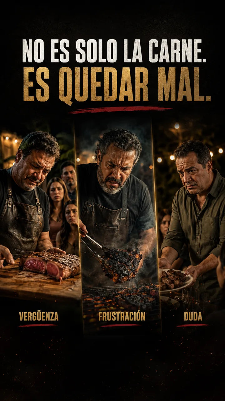 El dolor emocional — carne dura frente a todos