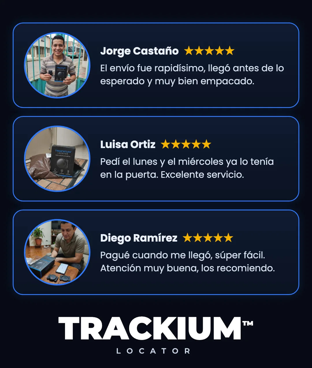 Reseñas de envío