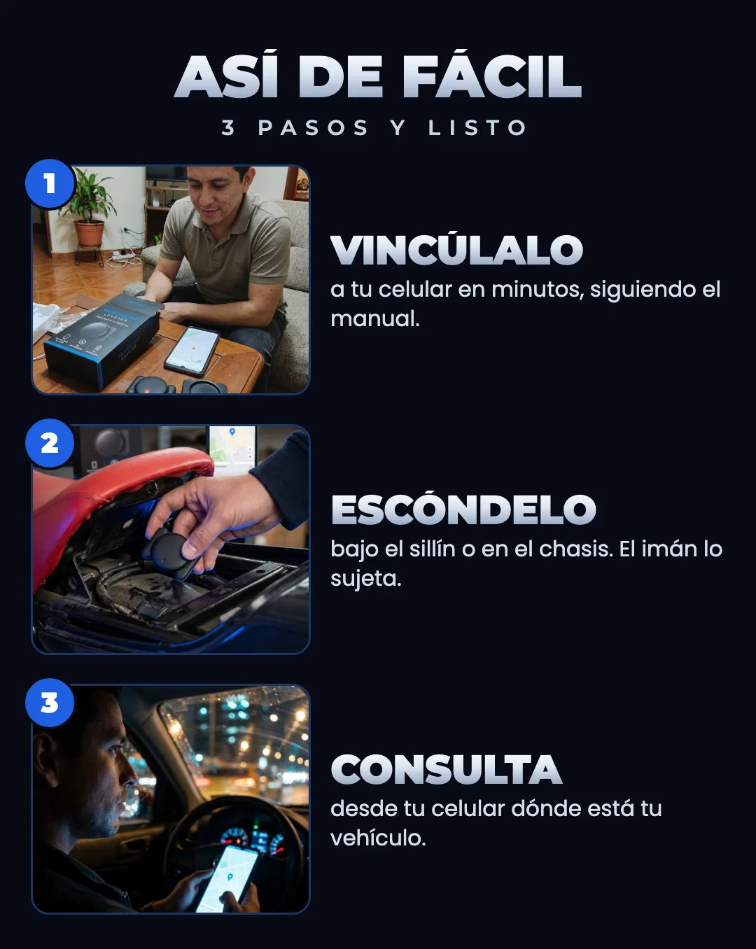 Así de fácil: vincúlalo, escóndelo y consulta