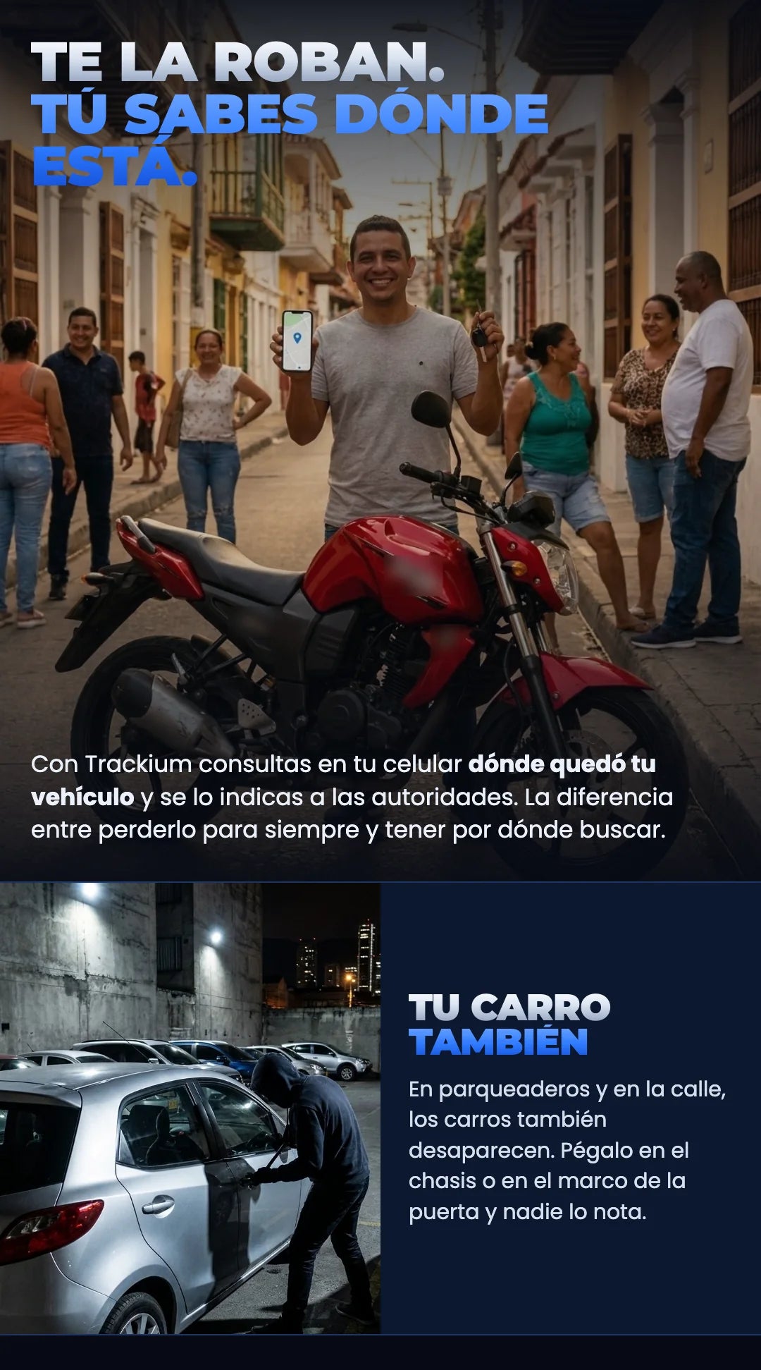Te la roban, tú sabes dónde está