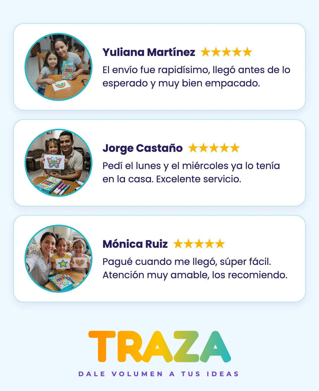 Reseñas de envío