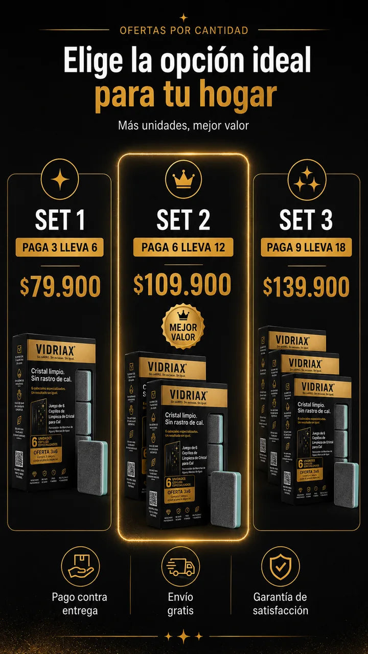 Elige tu pack VidriaX — Set 1 / Set 2 MEJOR VALOR / Set 3