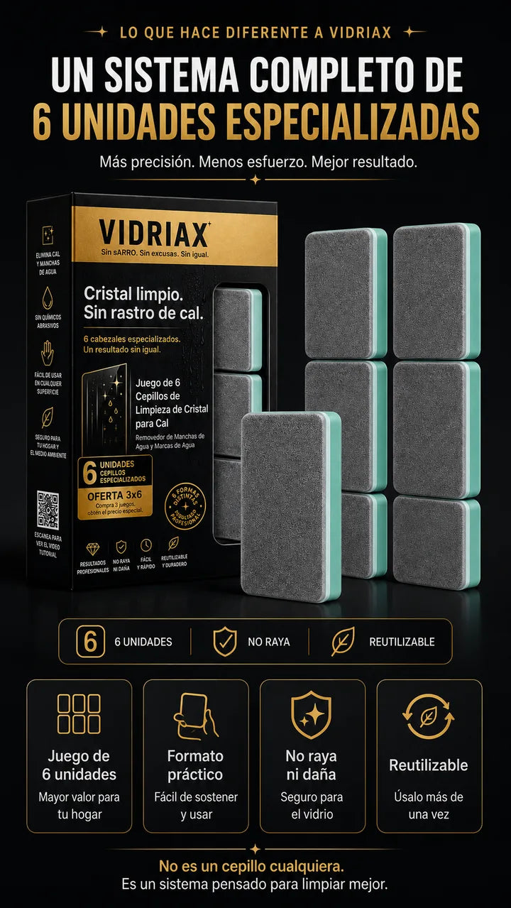 Sistema completo — 6 cabezales especializados