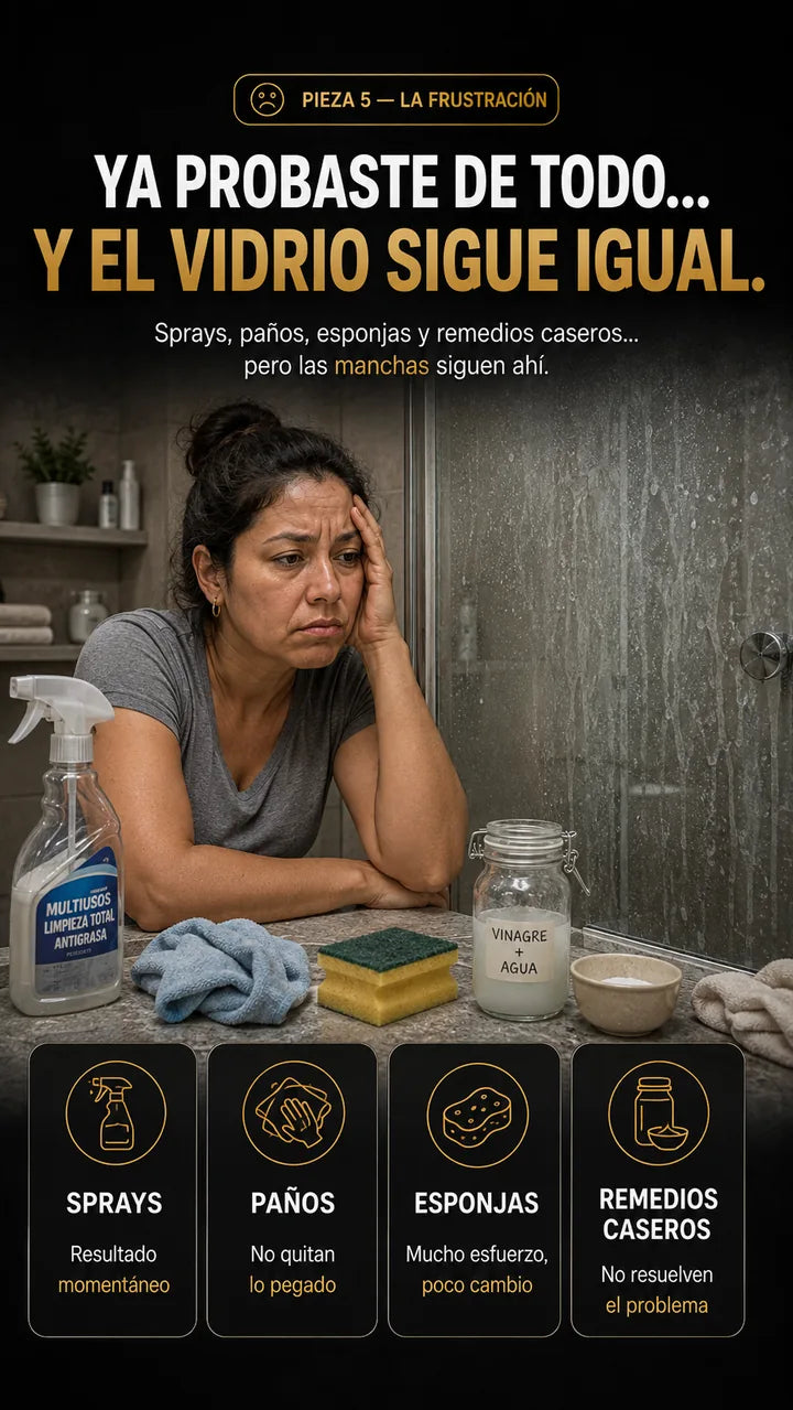 La frustración con soluciones caseras