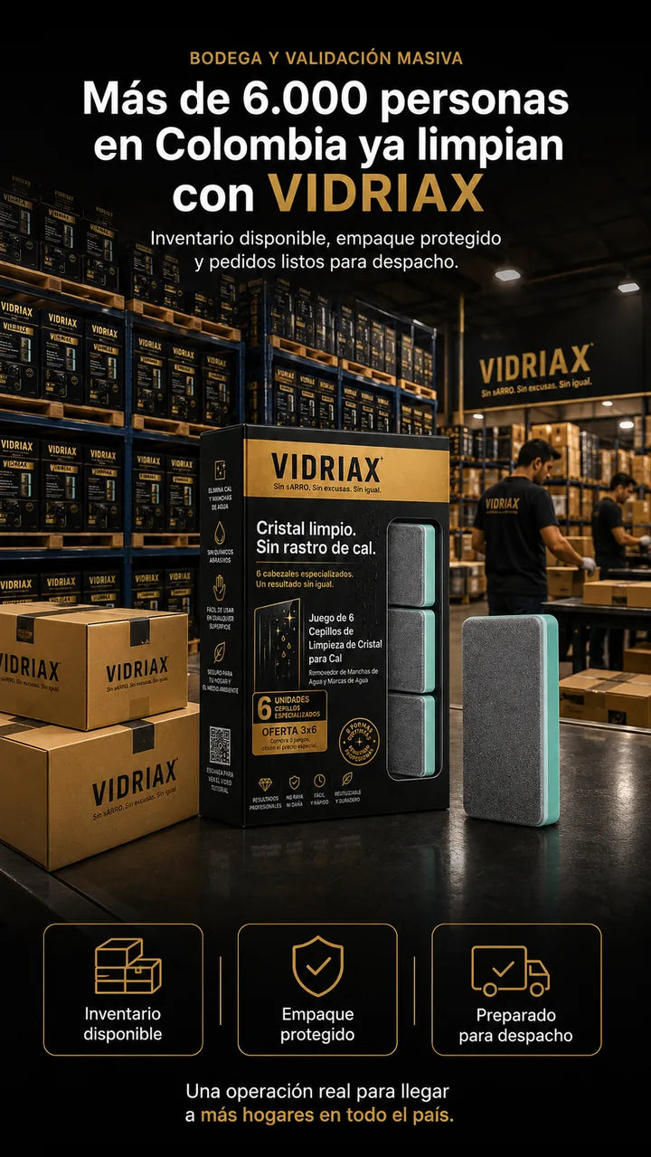 Bodega VidriaX — cada pedido preparado con cuidado