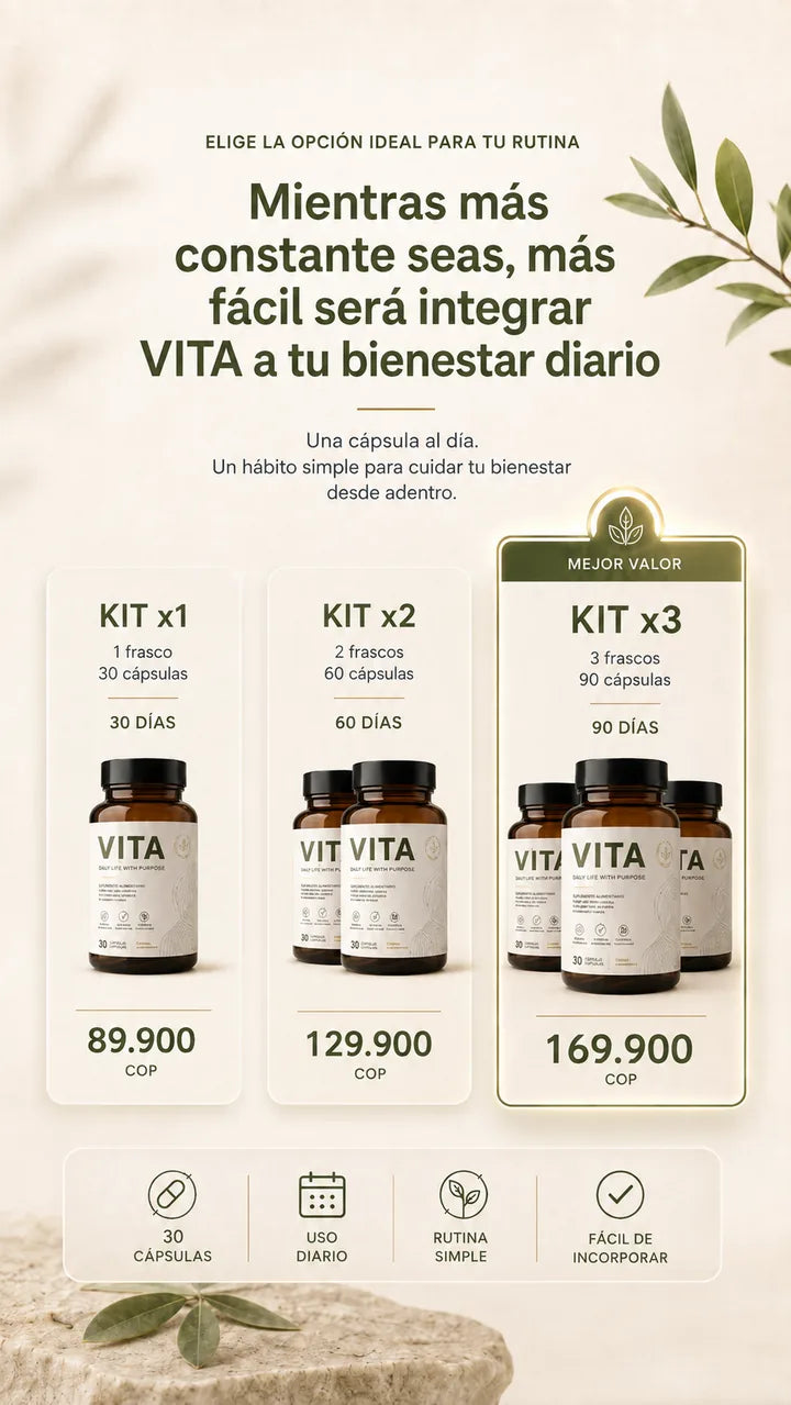 Elige tu kit VITA — x1 / x2 / x3 MEJOR VALOR