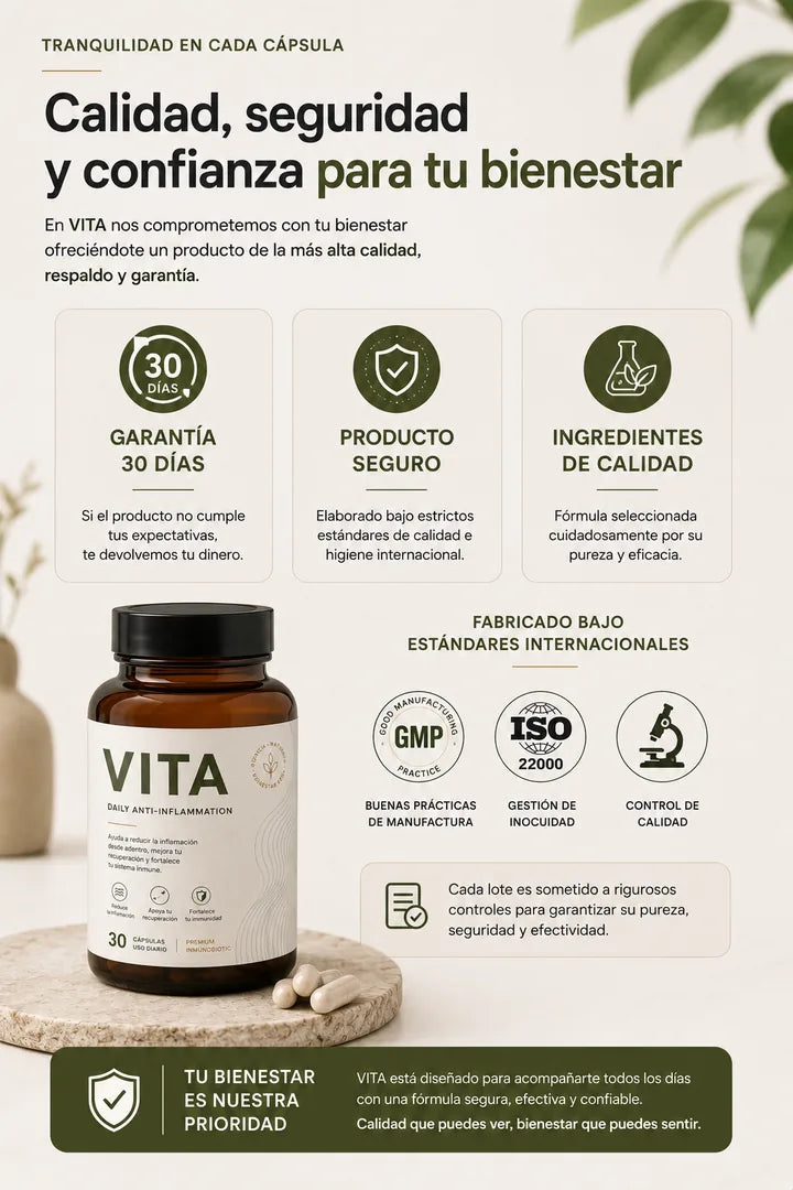 Garantía y calidad VITA