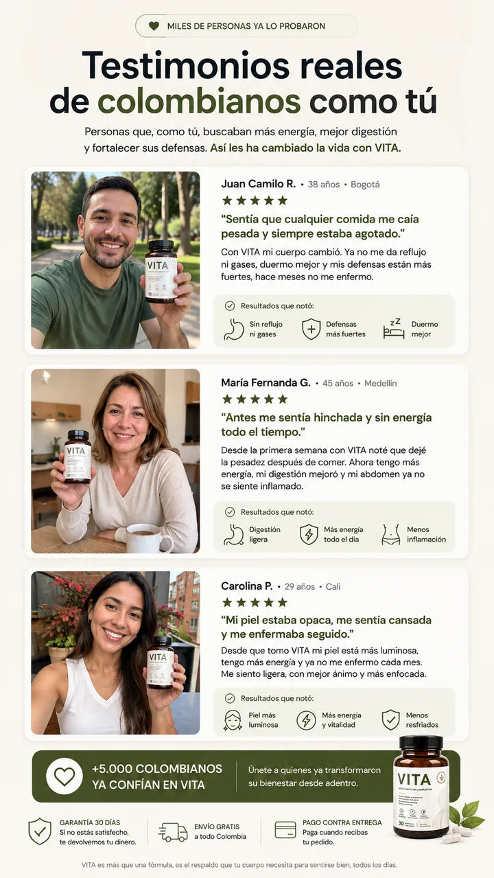 Testimonios reales VITA