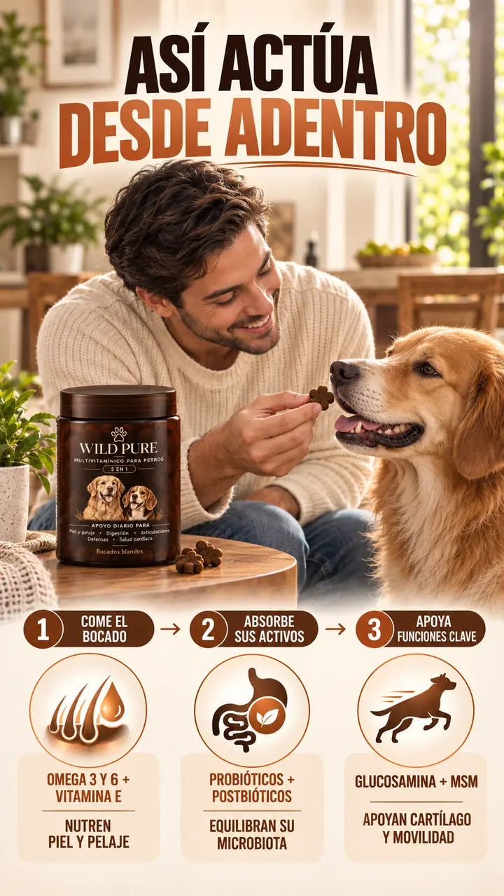 La solución — bocado blando multivitamínico 5-en-1