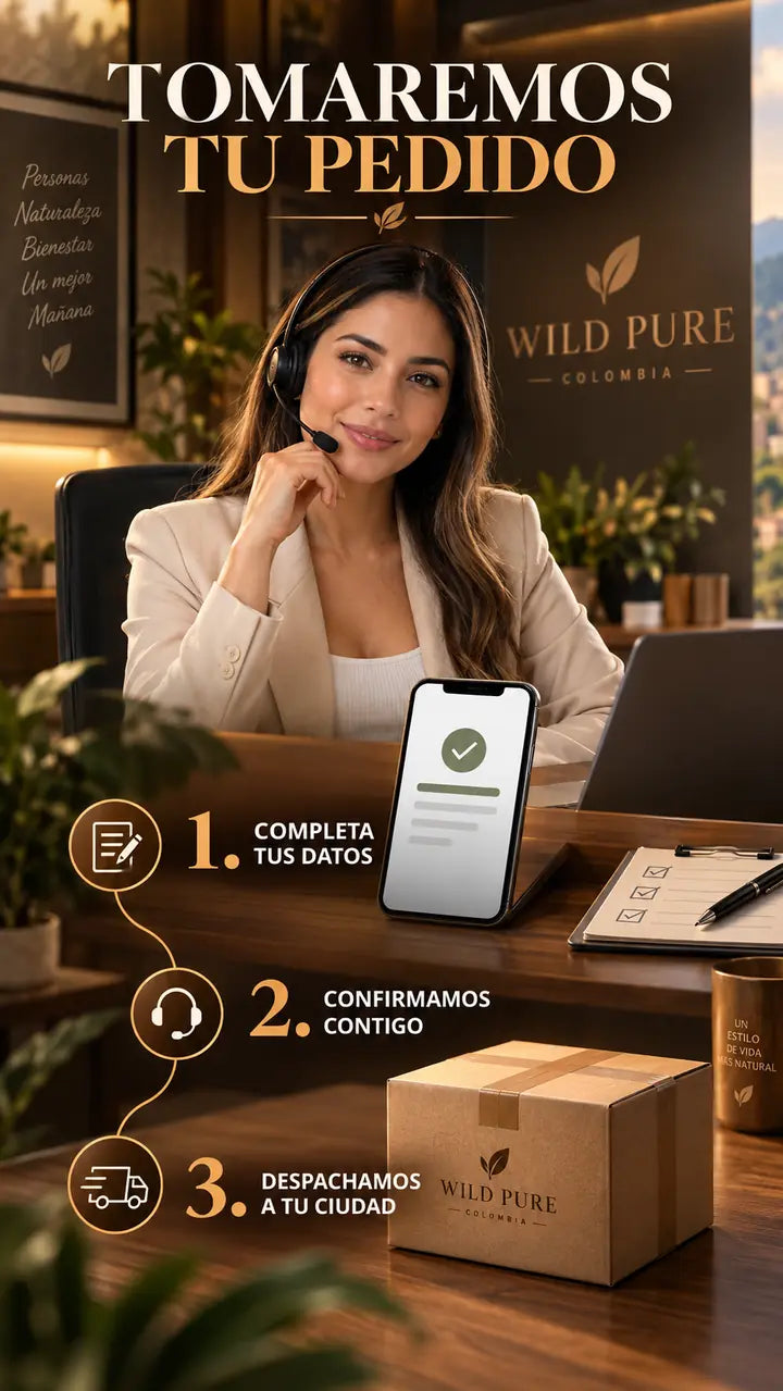 Así tomaremos tu pedido