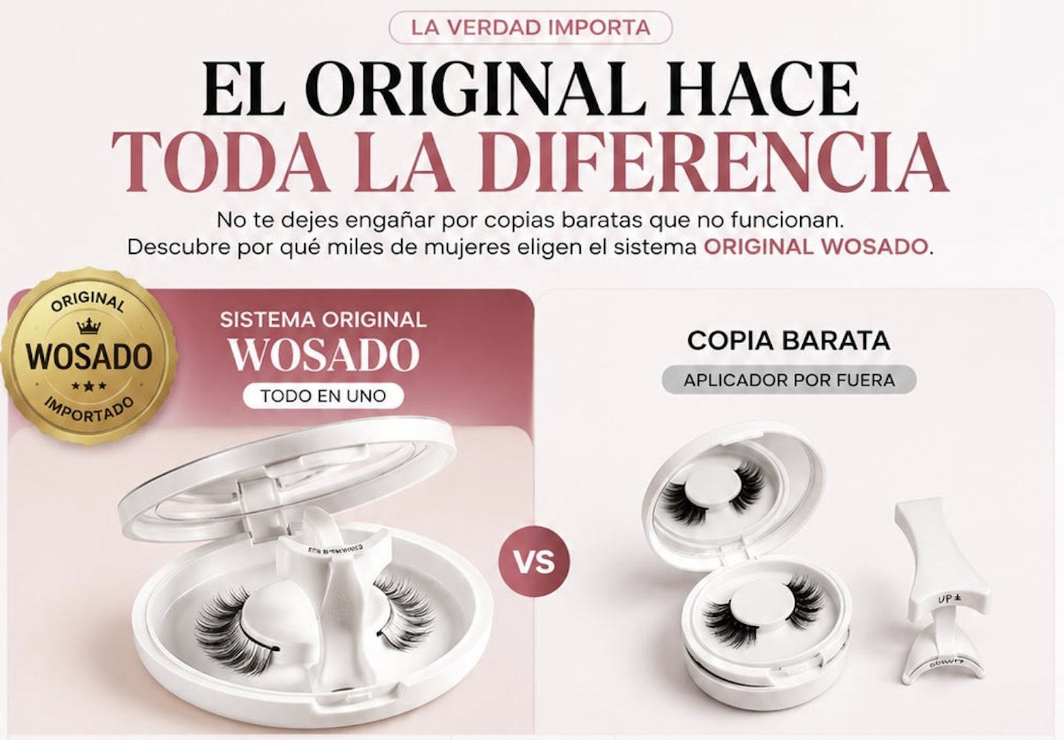 Sistema Original Wosado vs copia barata