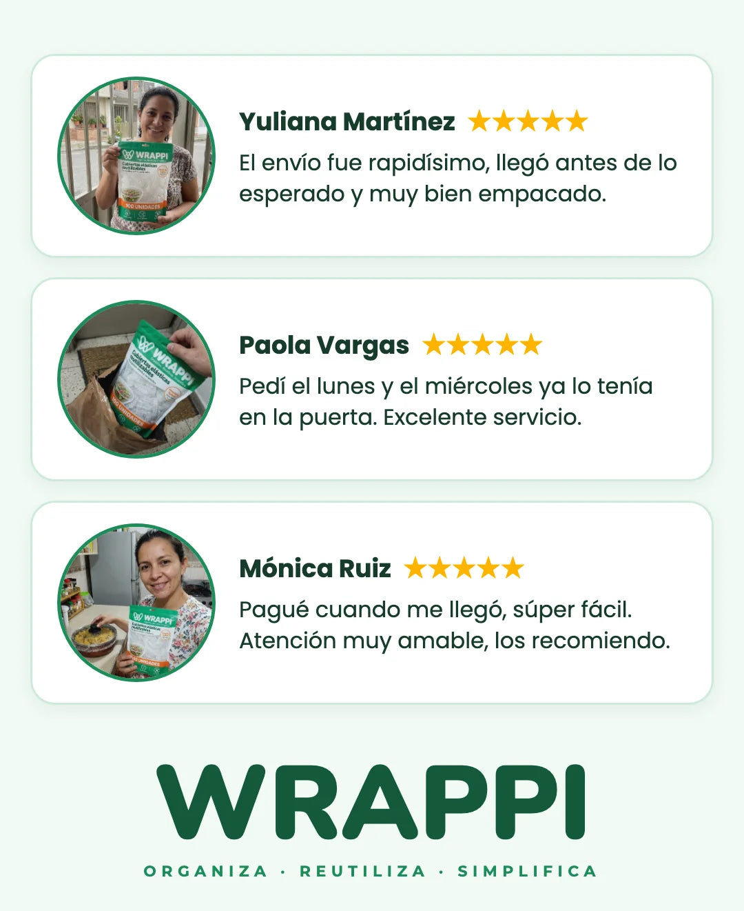 Reseñas de envío